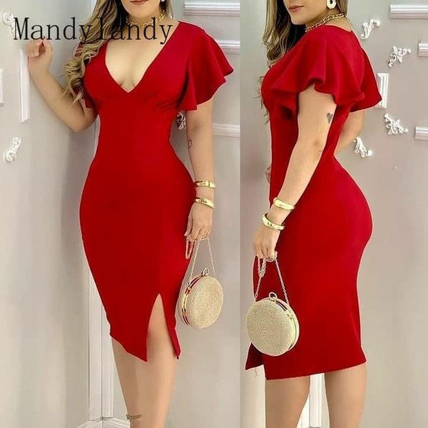 ethnic clothing mandylandy women elegant skinny bodycon dress ladies summer ruffle sleeve deep v neck high waist corset split, Red
ethnic clothing mandylandy women elegant skinny bodycon dress ladies summer ruffle sleeve deep v neck high waist corset split, Red