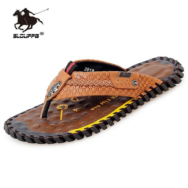 slippers men genuine leather massage high-end summer beach flip flops mens sandals lightweight casual fashion outdoor, Black
slippers men genuine leather massage high-end summer beach flip flops mens sandals lightweight casual fashion outdoor, Black