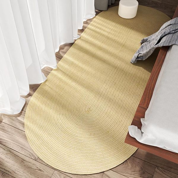 carpets hand-made oval woven rug carpet in hallway entrance door mat round for living room bedroom bedside blanket balcony decor
carpets hand-made oval woven rug carpet in hallway entrance door mat round for living room bedroom bedside blanket balcony decor