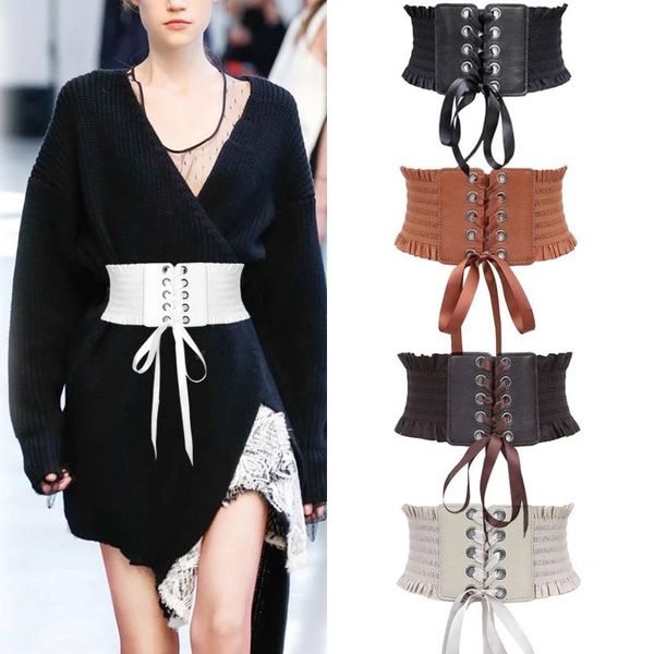 belts 2021 women belt fashion for design wide waist girdle woman dress high corset correas para mujer, Black;brown
belts 2021 women belt fashion for design wide waist girdle woman dress high corset correas para mujer, Black;brown
