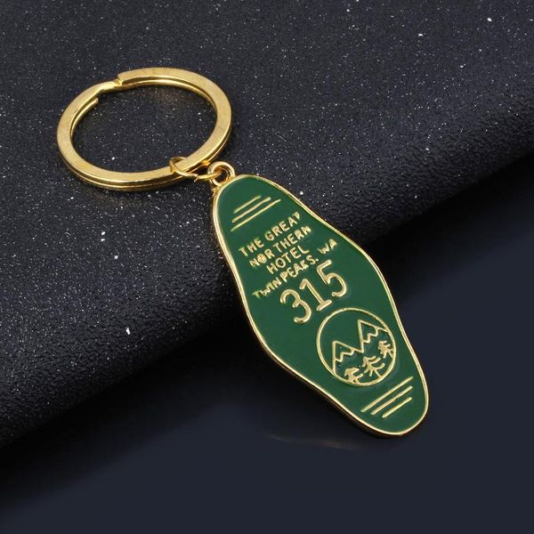 keychains tv show twin peaks key chain metal green enamel the great northern el room # 315 fashion women men jewelry ring, Silver
keychains tv show twin peaks key chain metal green enamel the great northern el room # 315 fashion women men jewelry ring, Silver