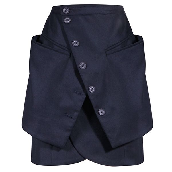 casual dresses women high waist skirt asymmetrical false two piece street 2021 909t, Black;gray
casual dresses women high waist skirt asymmetrical false two piece street 2021 909t, Black;gray