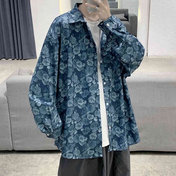 men's jackets camisas de moda para homens manga longa camisa impressão floral s outono dos liso botão lapelas gola masculina wy15, Black;brown
men's jackets camisas de moda para homens manga longa camisa impressão floral s outono dos liso botão lapelas gola masculina wy15, Black;brown