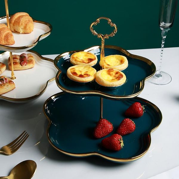 luxury phnom penh multi-layer dessert plate ceramic cake living room household snack dried fruit two-layer tray dishes & plates
luxury phnom penh multi-layer dessert plate ceramic cake living room household snack dried fruit two-layer tray dishes & plates