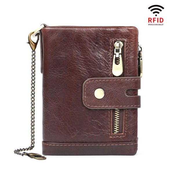 vintage rfid 100% men's genuine leather coin wallet purse small mini portfomonee male card holder chain walet pocket 2021 wallets, Red;black
vintage rfid 100% men's genuine leather coin wallet purse small mini portfomonee male card holder chain walet pocket 2021 wallets, Red;black
