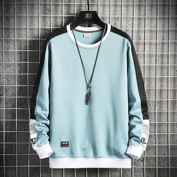 men's hoodies & sweatshirts 2021 spring and autumn personality simple round neck sweater japanese loose pullover casual top, Black
men's hoodies & sweatshirts 2021 spring and autumn personality simple round neck sweater japanese loose pullover casual top, Black
