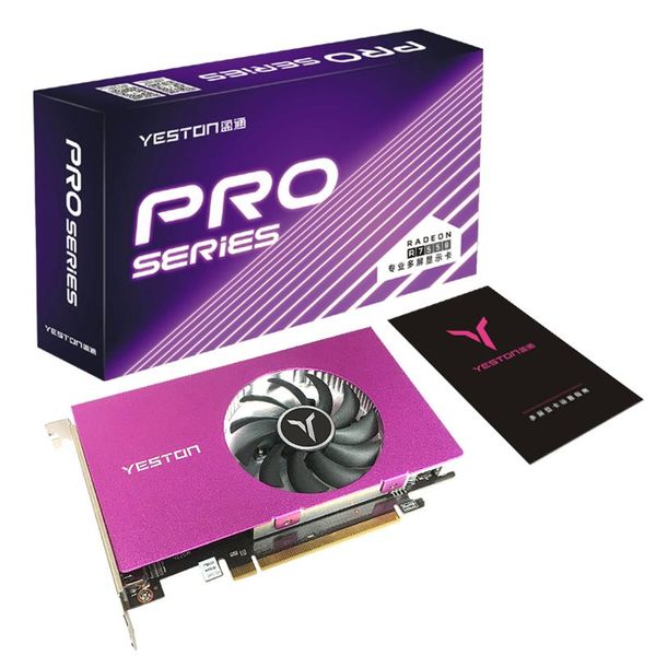 graphics cards yeston display card rx550-4g 4-compatible 4-screen support split screen 10bit color depth hdr 4g/128bit/gddr5 pci-express
graphics cards yeston display card rx550-4g 4-compatible 4-screen support split screen 10bit color depth hdr 4g/128bit/gddr5 pci-express