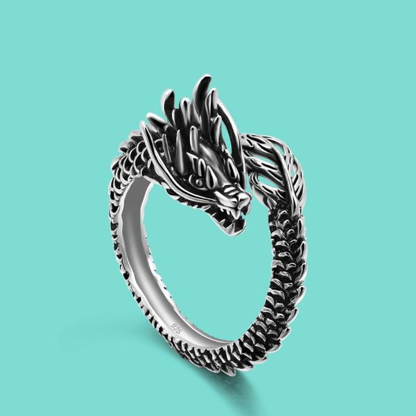 vintage style men's 100% 925 silver ring creative dragon ppening design adjustment solid jewelry birthday gift cluster rings, Golden;silver
vintage style men's 100% 925 silver ring creative dragon ppening design adjustment solid jewelry birthday gift cluster rings, Golden;silver