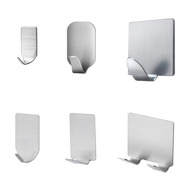 hooks & rails 1 pcs adhesive stainless steel towel racks hats bag key wall for kitchen bathroom
hooks & rails 1 pcs adhesive stainless steel towel racks hats bag key wall for kitchen bathroom