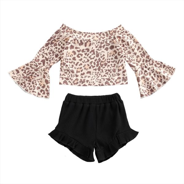summer kids girls t shirt and shorts set fashion leopard long sleeve solid color short pants, White
summer kids girls t shirt and shorts set fashion leopard long sleeve solid color short pants, White