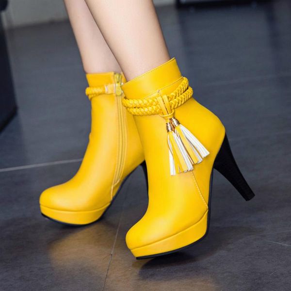 boots fashion tassel women's ankle 2021 winter autumn high heels for women yellow white short party shoes large size, Black
boots fashion tassel women's ankle 2021 winter autumn high heels for women yellow white short party shoes large size, Black