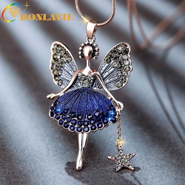 fairy princess sweater pendant necklaces chain women autumn and winter fashion long necklace, Silver
fairy princess sweater pendant necklaces chain women autumn and winter fashion long necklace, Silver
