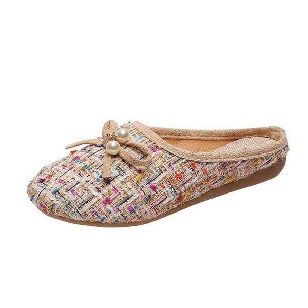 spring autumn temperament breathable half slippers women non-slip flat casual shoes ladies comfortable lazy shoes women 210611, Black
spring autumn temperament breathable half slippers women non-slip flat casual shoes ladies comfortable lazy shoes women 210611, Black