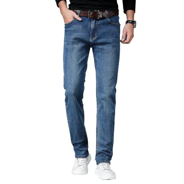 men's jeans 2021 stretch regular fit business casual classic style fashion denim trousers male black blue pants
men's jeans 2021 stretch regular fit business casual classic style fashion denim trousers male black blue pants