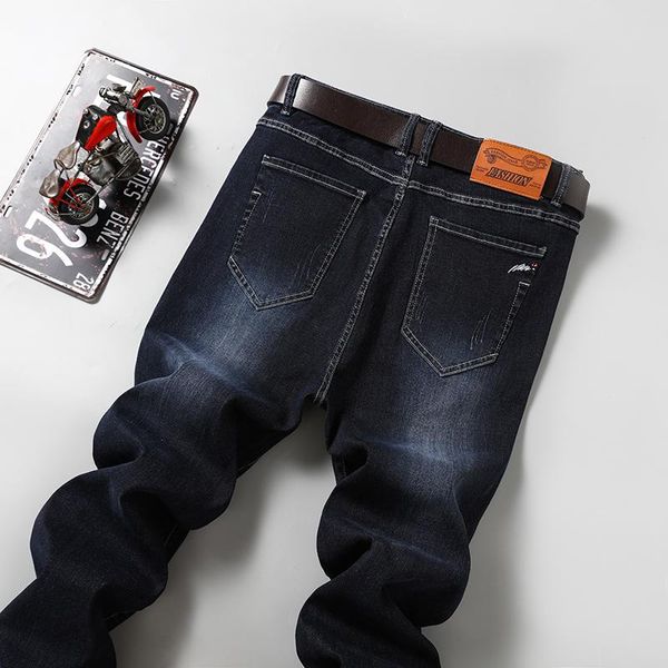 men's jeans classic fashion stretch thick business casual loose straight-leg plus size denim trousers male autumn winter pants, Blue
men's jeans classic fashion stretch thick business casual loose straight-leg plus size denim trousers male autumn winter pants, Blue