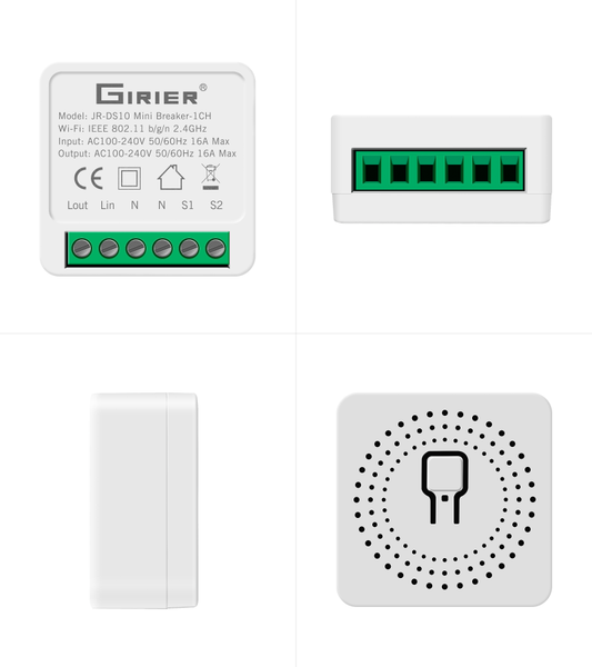 smart home control 16a mini wifi diy switch supports 2 way works with alexa google life app automation module
smart home control 16a mini wifi diy switch supports 2 way works with alexa google life app automation module