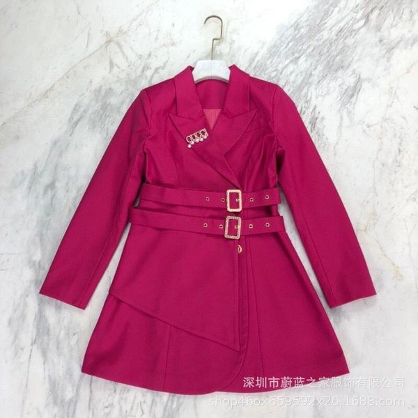 blue home early spring 2021 fashion girl waist suit dress nanyou high end women's wear, White
blue home early spring 2021 fashion girl waist suit dress nanyou high end women's wear, White