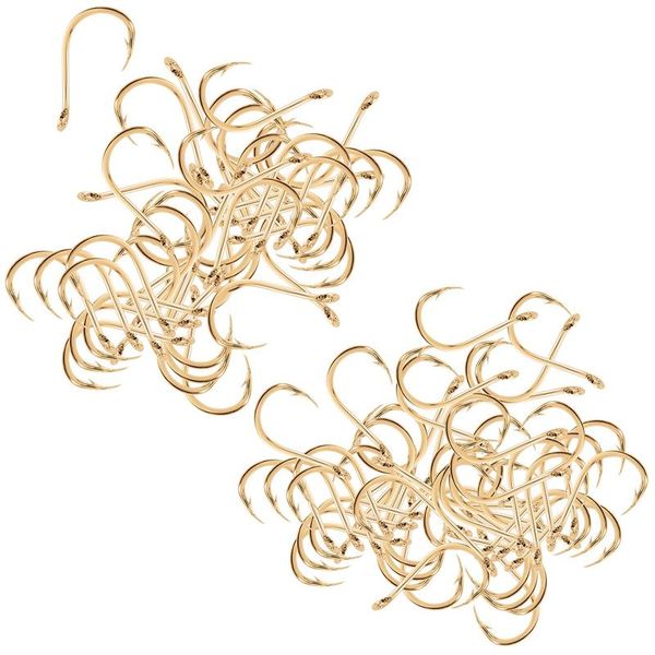 pcs steel fishing hooks high carbon carp hook anzol line tied golde, 60 number 5 & 80 1
pcs steel fishing hooks high carbon carp hook anzol line tied golde, 60 number 5 & 80 1