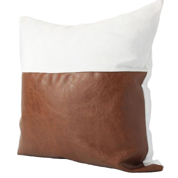 cushion/decorative pillow 2 pack simple stripe stitching pillowcase, pu leather sofa cushion cover, cotton printed 45cmx45cm
cushion/decorative pillow 2 pack simple stripe stitching pillowcase, pu leather sofa cushion cover, cotton printed 45cmx45cm