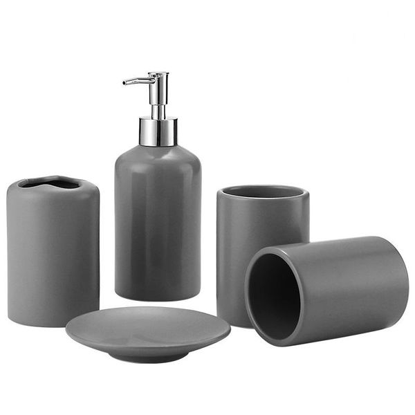ceramic bathroom 5/piece push-type lotion bottle/mouthwash cup/soap dish/toothbrush holder/bathroom wooden storage tray bath accessory set
ceramic bathroom 5/piece push-type lotion bottle/mouthwash cup/soap dish/toothbrush holder/bathroom wooden storage tray bath accessory set