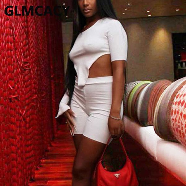 women two piece casual summer suits short sleeve crop & bodycon shorts set 210702, White
women two piece casual summer suits short sleeve crop & bodycon shorts set 210702, White