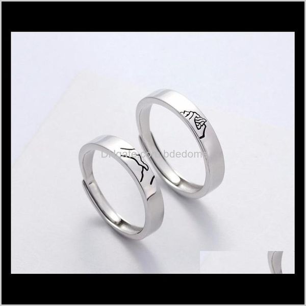 drop delivery 2021 arrival couple sier hold your hand open band rings for lovers friend jewelry gift qtcf9, Silver
drop delivery 2021 arrival couple sier hold your hand open band rings for lovers friend jewelry gift qtcf9, Silver