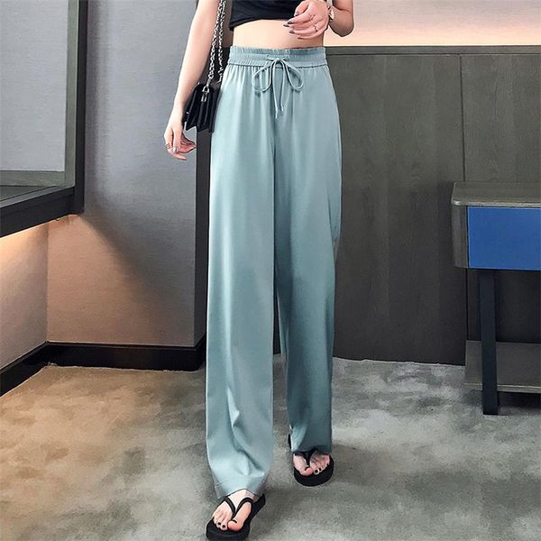 summer lace-up elastic high waist thin suit pants women plus size solid color wide leg 2021 office lady straight trousers women's & cap, Black;white
summer lace-up elastic high waist thin suit pants women plus size solid color wide leg 2021 office lady straight trousers women's & cap, Black;white