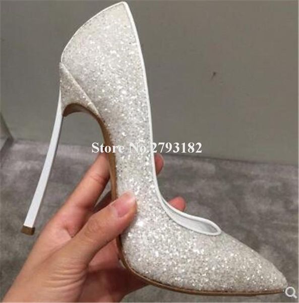 ladies bling sequined pointed toe metal stiletto heel pumps luxury crystal 12cm high heels wedding shoes dress, Black
ladies bling sequined pointed toe metal stiletto heel pumps luxury crystal 12cm high heels wedding shoes dress, Black