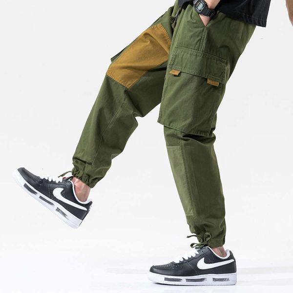 men's pants 2021 autumn style color matching youth loose casual trend overalls 7rf6, Black
men's pants 2021 autumn style color matching youth loose casual trend overalls 7rf6, Black