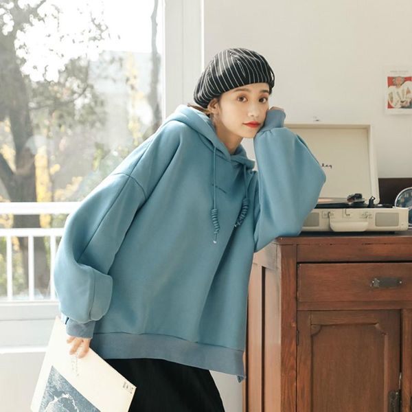 women's hoodies & sweatshirts 2021 autumn winter women casual long sleeve hooded fleece hoodie loose style pullovers coat, Black
women's hoodies & sweatshirts 2021 autumn winter women casual long sleeve hooded fleece hoodie loose style pullovers coat, Black