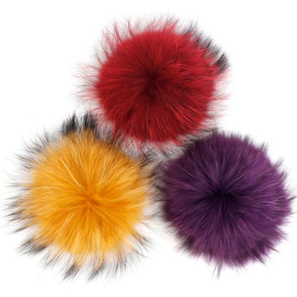 beanie/skull caps geebro 50pcs dyed real fur pompom diy raccoon pompoms balls for knitted beanies pom accessories, Blue;gray
beanie/skull caps geebro 50pcs dyed real fur pompom diy raccoon pompoms balls for knitted beanies pom accessories, Blue;gray