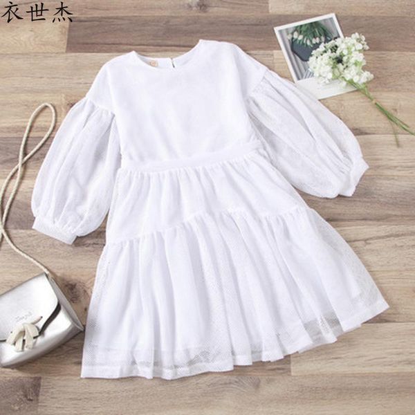 girls solid color princess dress spring and autumn lantern long-sleeved mesh stitching for children girl's dresses, Red;yellow
girls solid color princess dress spring and autumn lantern long-sleeved mesh stitching for children girl's dresses, Red;yellow