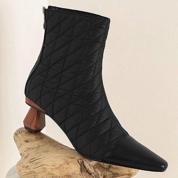 boots women 2021 fashion genuine leather snow for winter shoes casual lightweight ankle botas mujer, Black
boots women 2021 fashion genuine leather snow for winter shoes casual lightweight ankle botas mujer, Black
