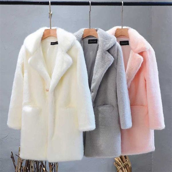 women mink faux fur coat turn down collar winter warm fake fur lady coat casual jacket 211015, Black
women mink faux fur coat turn down collar winter warm fake fur lady coat casual jacket 211015, Black