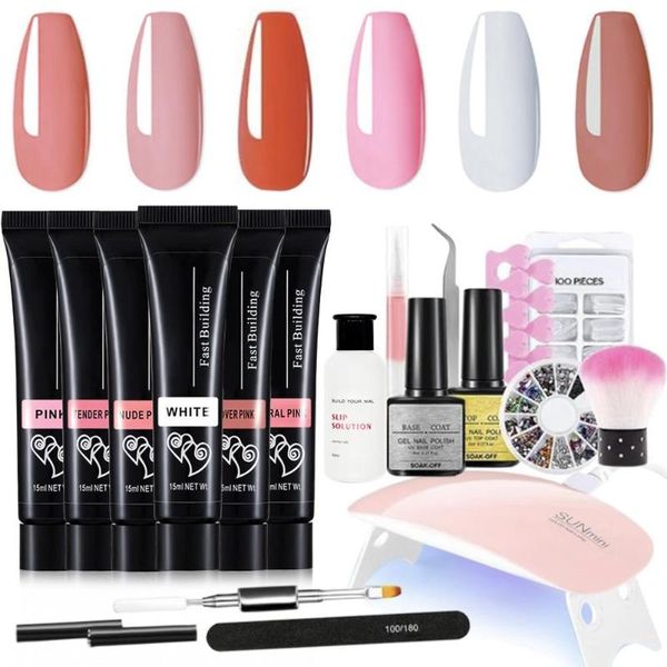 pieces of nail gel set generator art quick extension crystal glue led light acrylic builder uv polisher kits
pieces of nail gel set generator art quick extension crystal glue led light acrylic builder uv polisher kits