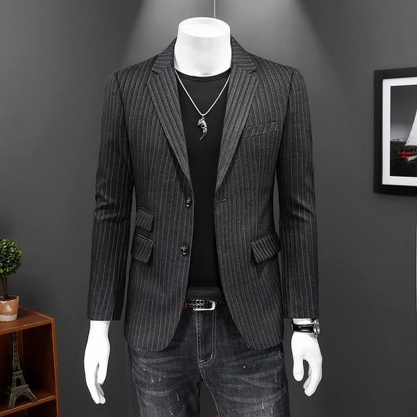 men's suits & blazers slim fit ruoshuai fried street business formal wear small suit, White;black
men's suits & blazers slim fit ruoshuai fried street business formal wear small suit, White;black