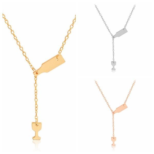 pendant necklaces 1pcs 3color modern stylish wine/beer bottle&cup long necklace statement choker chain jewelry, Silver
pendant necklaces 1pcs 3color modern stylish wine/beer bottle&cup long necklace statement choker chain jewelry, Silver