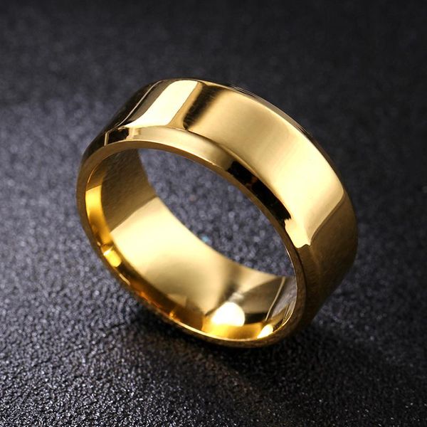 wedding rings moredear 8mm bright polish gold color titanium ring for men, Slivery;golden
wedding rings moredear 8mm bright polish gold color titanium ring for men, Slivery;golden