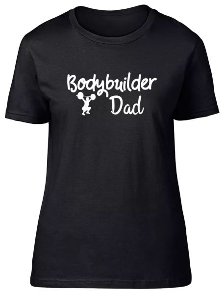 bodybuilder dad fitted womens ladies t shirt, White;black
bodybuilder dad fitted womens ladies t shirt, White;black