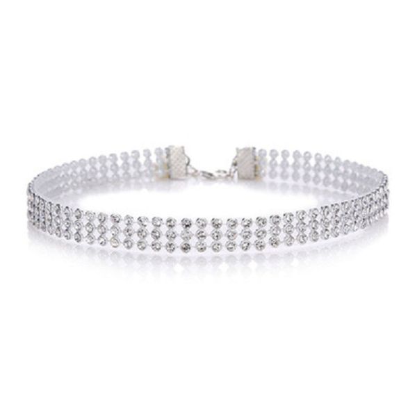 diamond choker alloy necklace personality fashionable acrylic crystal collar woman silver jewelry, Golden;silver
diamond choker alloy necklace personality fashionable acrylic crystal collar woman silver jewelry, Golden;silver