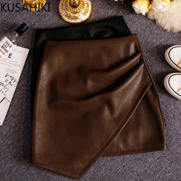 irregular pu women skirt korean high waist a-line mini leathet skirts spring fashion elegant mujer faldas 6f383 210603, Black
irregular pu women skirt korean high waist a-line mini leathet skirts spring fashion elegant mujer faldas 6f383 210603, Black