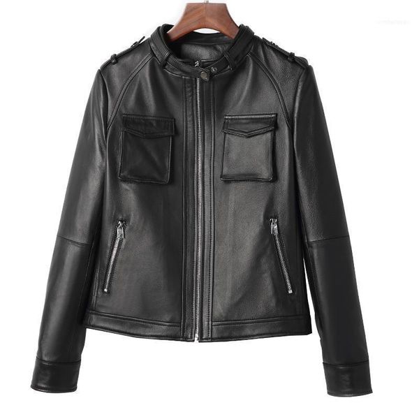 women's leather & faux ladies jackets 2021 women black slim motorcycle biker jacket female long sleeve zipper autumn outerwear coat1
women's leather & faux ladies jackets 2021 women black slim motorcycle biker jacket female long sleeve zipper autumn outerwear coat1