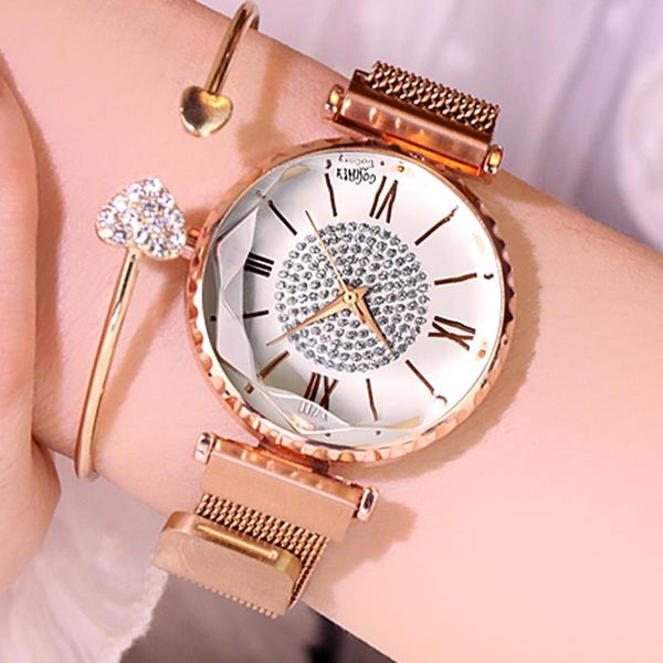 wristwatches 2021 women watches fashion luxury rose gold gogoey magnetic mesh belt quartz watch female wristwatch relogio feminino, Slivery;brown
wristwatches 2021 women watches fashion luxury rose gold gogoey magnetic mesh belt quartz watch female wristwatch relogio feminino, Slivery;brown