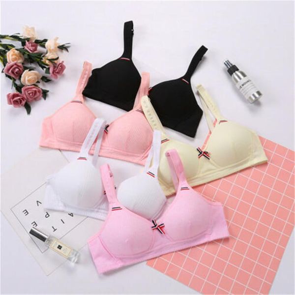bras sets young girls wireless padded bra teenage sport underwear small lingerie set solid color clothes, Red;black
bras sets young girls wireless padded bra teenage sport underwear small lingerie set solid color clothes, Red;black