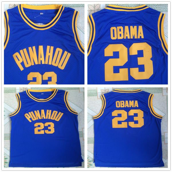 ncaa mens vintage 23 barack obama punahou high school basketball jerseys blue white stitched shirts s-2xl, Black
ncaa mens vintage 23 barack obama punahou high school basketball jerseys blue white stitched shirts s-2xl, Black