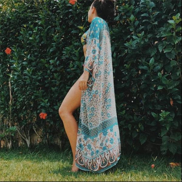 fashion floral chiffon kimono womens shirts cardigan elegant loose flower print boho blouse summer beach plus size n23, White
fashion floral chiffon kimono womens shirts cardigan elegant loose flower print boho blouse summer beach plus size n23, White