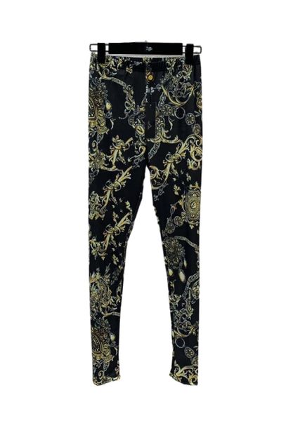 2022 spring summer fashion print skinny brand same style pants designer pants luxury women's pants 1209-6, Black;white
2022 spring summer fashion print skinny brand same style pants designer pants luxury women's pants 1209-6, Black;white