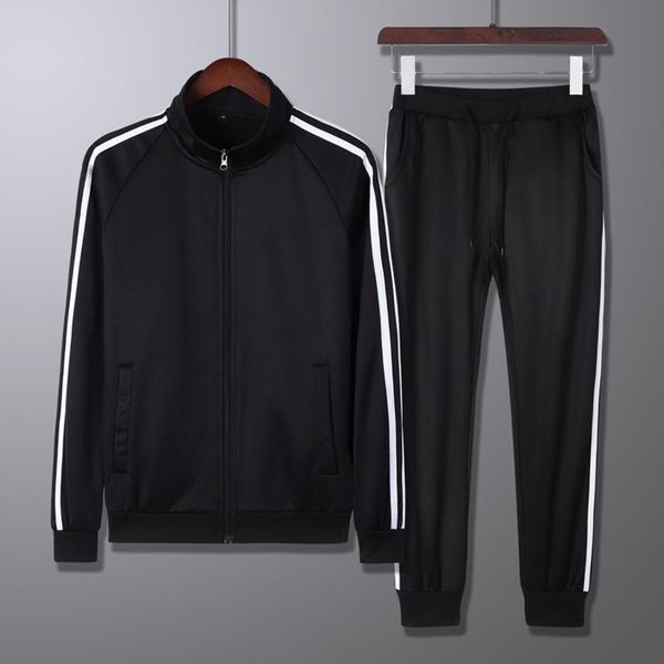 men's tracksuits coat + trousers 2021 brand three bars leisure sports suit hip hop fashion two piece set, Gray
men's tracksuits coat + trousers 2021 brand three bars leisure sports suit hip hop fashion two piece set, Gray