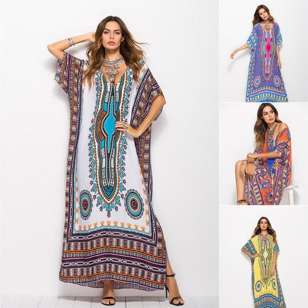 casual dresses long dress women plus size bat sleeve satin loose one-piece summer printed crochet v-neck women's ethnic y2k beach party, Black;gray
casual dresses long dress women plus size bat sleeve satin loose one-piece summer printed crochet v-neck women's ethnic y2k beach party, Black;gray