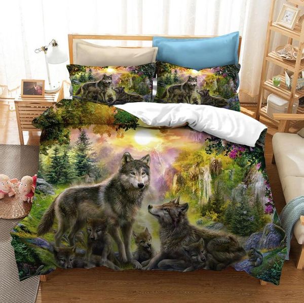 bedding sets wolves animal 3d print scenery comforter set duvet covers pillowcases home textile luxury winter king size adults
bedding sets wolves animal 3d print scenery comforter set duvet covers pillowcases home textile luxury winter king size adults